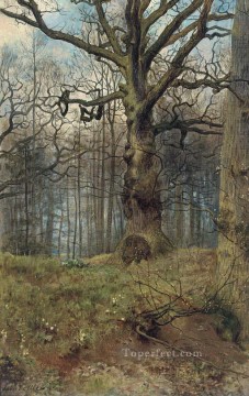 el bosque de primavera John Collier bosque paisaje Pinturas al óleo